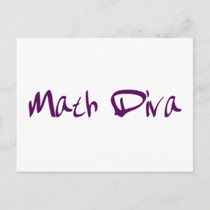 Math Diva Postcard