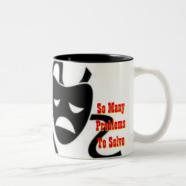 Math Drama Two-Tone Coffee Mug (Right)