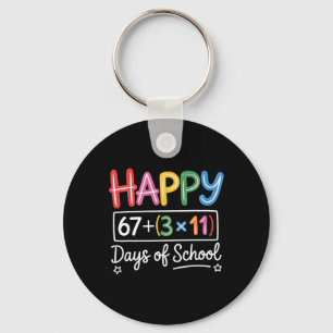 Math Equation 100th Day Teacher Happy 100 Days Of Key Ring
