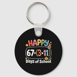 Math Equation 100th Day Teachers Kids 100 Days Of Key Ring