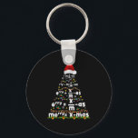 Math Equation Merry Xmas Season Teacher Christmas  Key Ring<br><div class="desc">Math Equation Merry Xmas Season Teacher Christmas Tree Funny</div>
