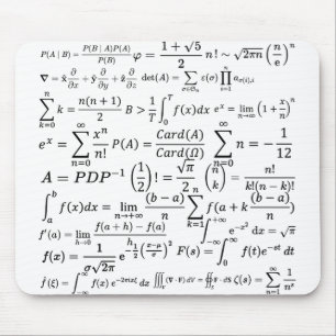 math equations and formulas mouse mat