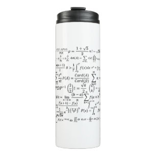 math equations and formulas thermal tumbler