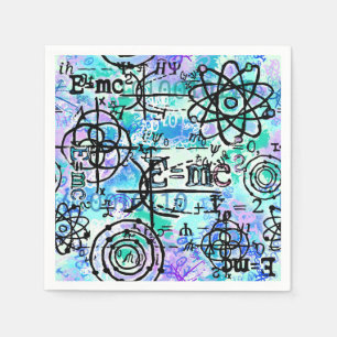 Math Equations and Symbols Napkin