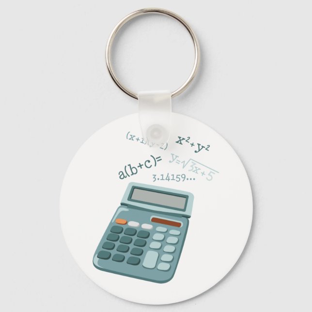 Math Equations Key Ring (Front)