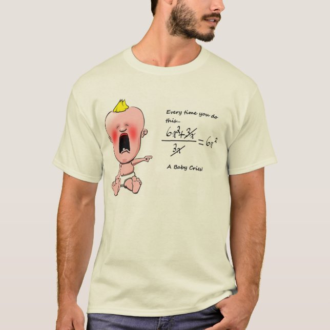 Math Error Joke T-Shirt (Front)