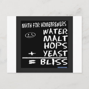 Math For Homebrewers Postcard
