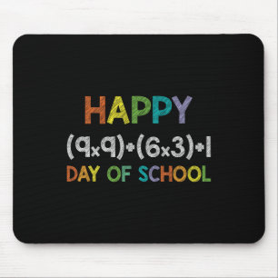 Math Formula 100 Days Of School 100th Day Fun Cute Mouse Mat