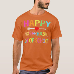 Math Formula 100 Days Of School Boys Girls Teacher T-Shirt