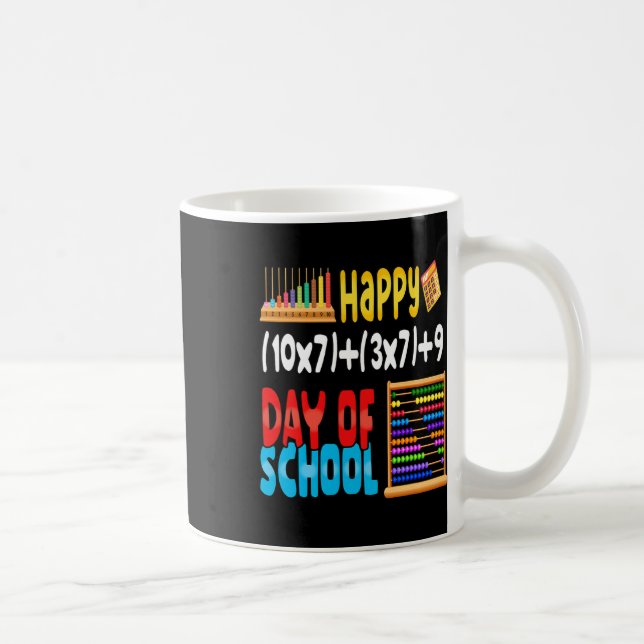 Math Formula 100 Days Of School For Teacher Studen Coffee Mug (Right)