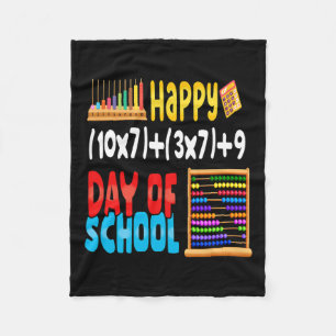 Math Formula 100 Days Of School For Teacher Studen Fleece Blanket