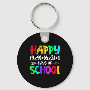 Math Formula 100 Days Of School Fun Math Teacher 1 Key Ring