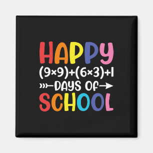 Math Formula 100 Days Of School Fun Math Teacher 1 Magnet