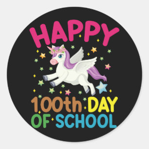 Math Formula 100 Days Of School Funny Math Teacher Classic Round Sticker