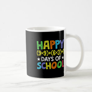 Math Formula 100 Days Of School Funny Math Teacher Coffee Mug