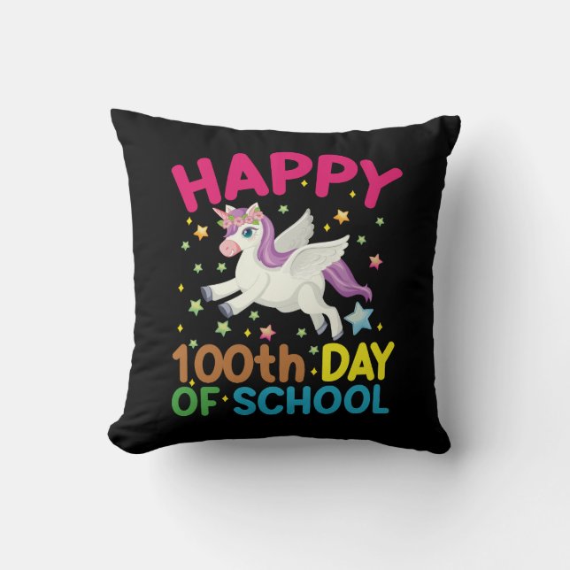 Math Formula 100 Days Of School Funny Math Teacher Cushion (Front)