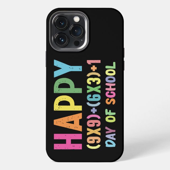 Math Formula 100 Days Of School Funny Math Teacher iPhone Case (Back)