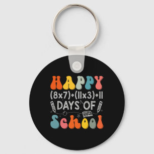 Math Formula 100 Days Of School Funny Math Teacher Key Ring