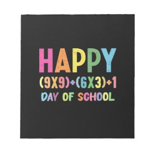 Math Formula 100 Days Of School Funny Math Teacher Notepad