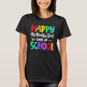 Math Formula 100 Days Of School Funny Math Teacher T-Shirt