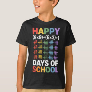 Math Formula 100 Days Of School Funny Math Teacher T-Shirt