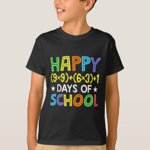 Math Formula 100 Days Of School Funny Math Teacher T-Shirt
