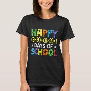 Math Formula 100 Days Of School Funny Math Teacher T-Shirt