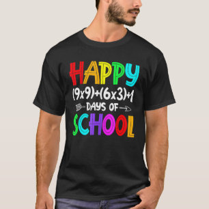 Math Formula 100 Days Of School Funny Math Teacher T-Shirt