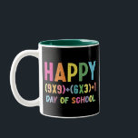 Math Formula 100 Days Of School Funny Math Teacher Two-Tone Coffee Mug<br><div class="desc">Math Formula 100 Days Of School Funny Math Teacher 100th Day T-Shirt
Math Formula 100 Days Of School Funny Math Teacher</div>