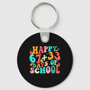 Math Formula 100 Days Of School Funny Teacher 67 1 Key Ring