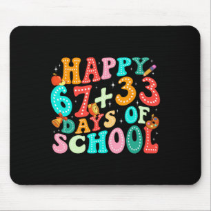 Math Formula 100 Days Of School Funny Teacher 67 1 Mouse Mat