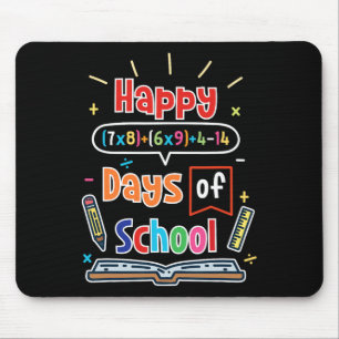 Math Formula 100 Days Of School Happy 100th Day Of Mouse Mat
