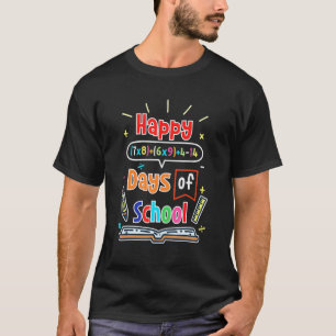 Math Formula 100 Days Of School Happy 100th Day Of T-Shirt