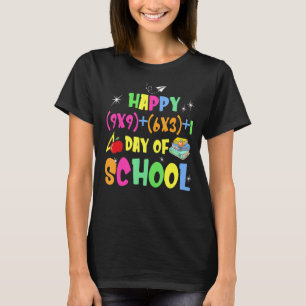 Math Formula 100 Days Of School Happy 100th Day T-Shirt