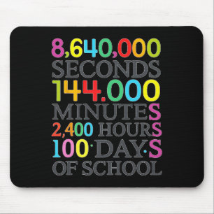Math Formula 100 Days Of School Math Teacher Kids Mouse Mat