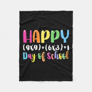 Math Formula 100 Days Of School Teacher Boy Girl  Fleece Blanket