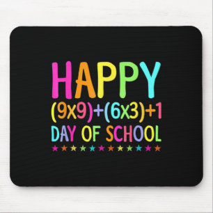Math Formula 100 Days Of School Teacher Boy Girl Mouse Mat