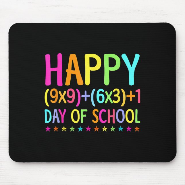 Math Formula 100 Days Of School Teacher Boy Girl  Mouse Mat (Front)