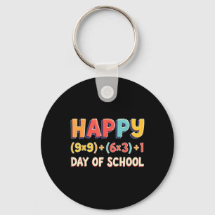 Math Formula 100 Days Of School Teacher Boys Girls Key Ring