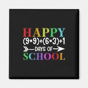 Math Formula Happy 100 Days Of School Funny Math T Magnet