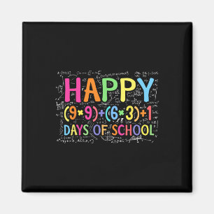 Math Formula Happy 100 Days Of School Funny Math T Magnet