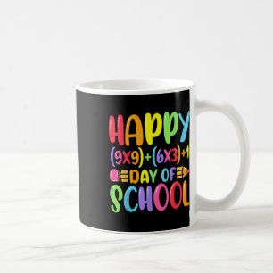 Math Formula Happy 100 Days Of School Teacher Math Coffee Mug