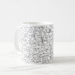 Math Formulas Coffee Mug<br><div class="desc">A perfect mug for everyday use! Something for that special genious in your life!</div>