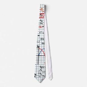 Math Formulas Numbers Tie