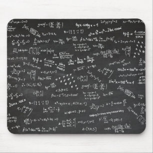 Math Formulas On A Blackboard Mouse Mat