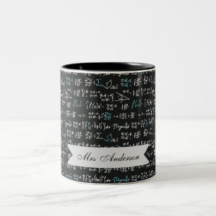 Math Formulas Two-Tone Coffee Mug