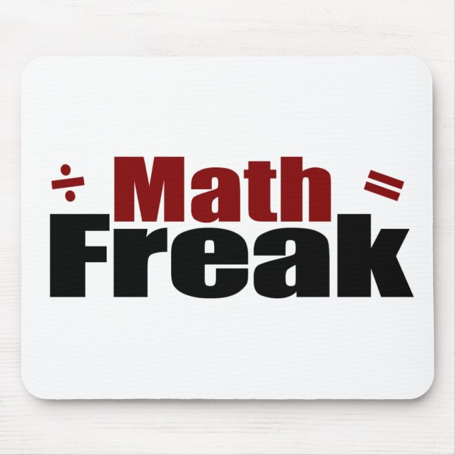 Math Freak Mouse Mat (Front)