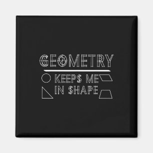 Math Geek Geometry Teacher Phrase Gym Saying Graph Magnet