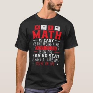Math Geek Mathematician Algebra Numbers Equation S T-Shirt