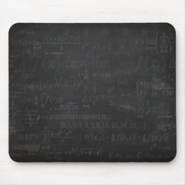 Math Geek Mouse Mat (Front)